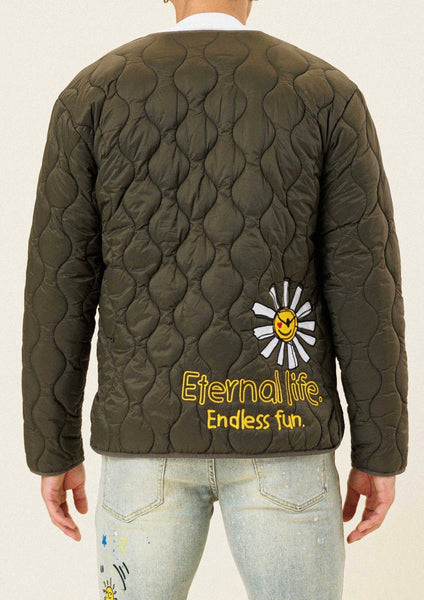 Eternal Life, Endless Fun Quilted Jacket