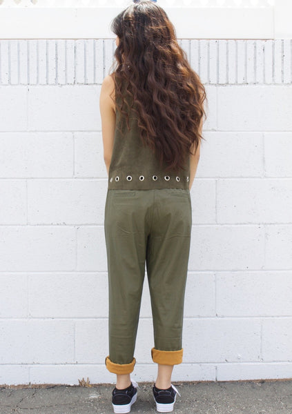 Perforated Jogger Pants